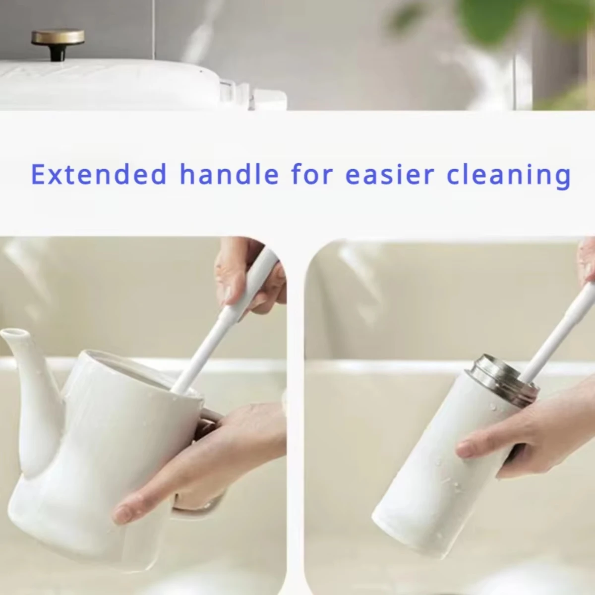 Reusable Bottle - Sikat silikon serbaguna yang dapat dilipat