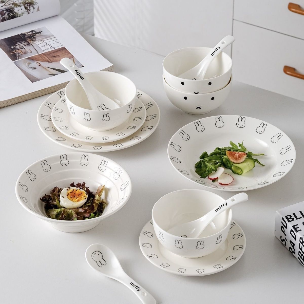 Peralatan Makan Keramik Sederh - Bamboo Cutlery ulasan dan harga
