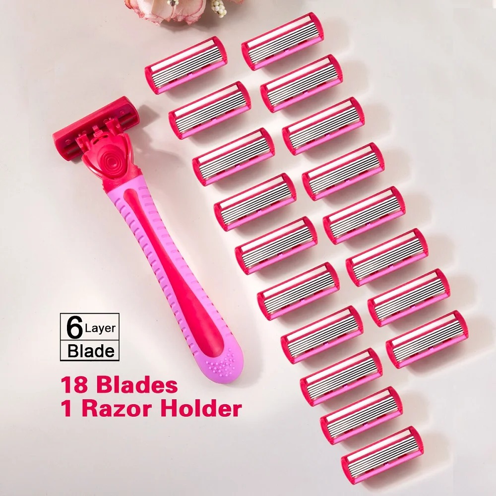 1 Pegangan + 18 Mata Pisau/ Pi - Safety Razor Handle ulasan dan harga