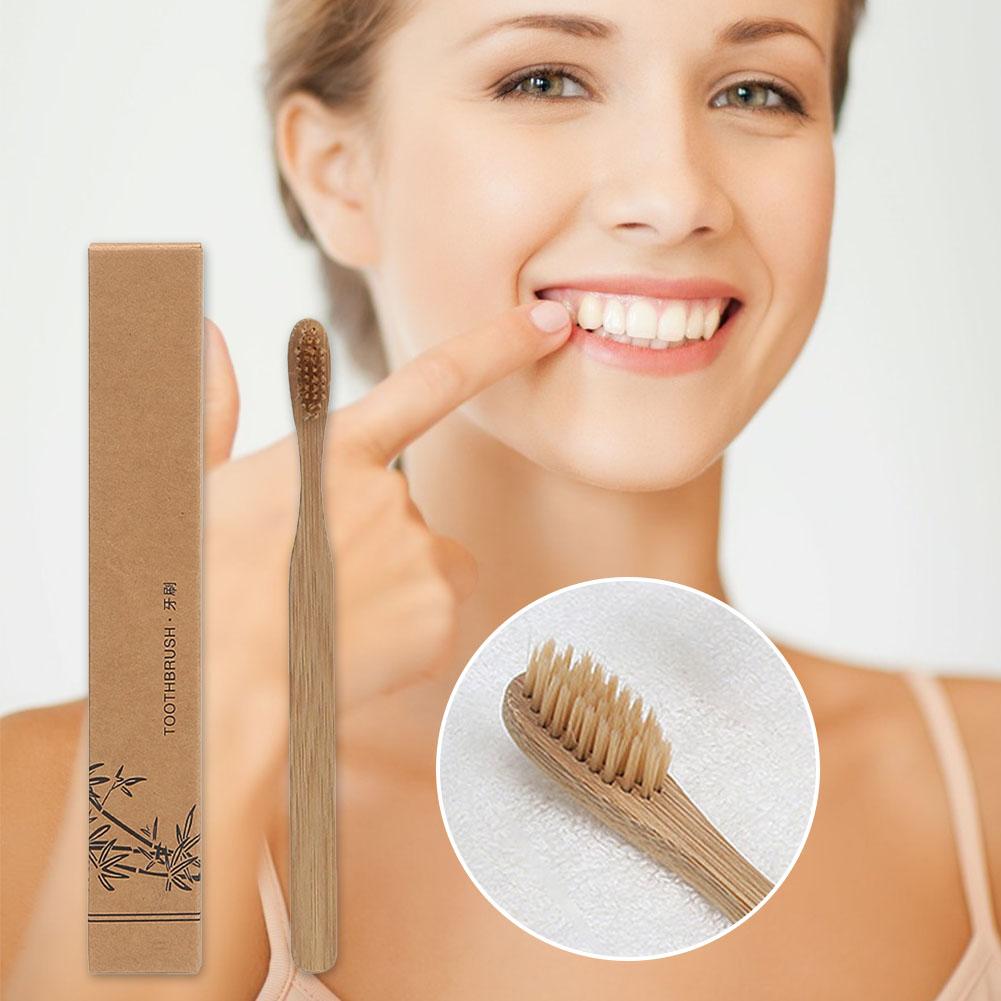 1/5/10Pcs Sikat Gigi Dewasa Bu - Bamboo Toothbrush ulasan dan harga