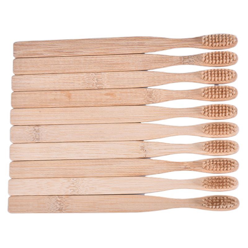 10 buah sikat gigi dengan gaga - Bamboo Toothbrush ulasan dan harga