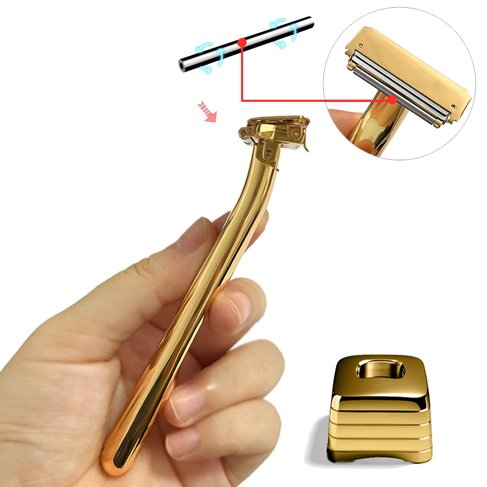 RZACLEA 21TS Glide Pro 4D Supe - Safety Razor Handle ulasan dan harga